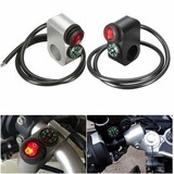 On-off Switch Signal Light Motorcycle Handlebar Compass Headlight 12V 16A 22mm