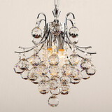 Plastic Pendant Light Feature For Crystal Chrome Bedroom Modern/contemporary