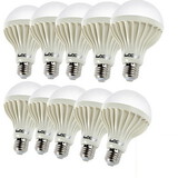 550lm 12*smd5630 Globe Bulbs 3000k 7w Light E27 10pcs Warm