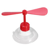 Decorate Rubber Fan Helmet Accessories Propellers Style Universal Motorcycle Suction Cup