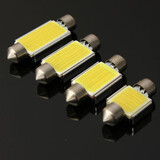 White No Error 6000K C5W 6W COB LED Number License Plate Light Festoon Bulb