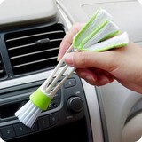 Panel Double Head Car Air-Condition Cleaning Tool Instrument Brush Air