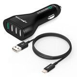 USB Cable QC 2.0 4 Port [Qualcomm Certified] BlitzWolf® Lightning Charger