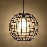 Light Game Room Wrought Iron Contracted Restaurant Fixture Cafe Pendant Lights Birdcage