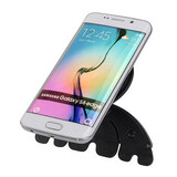 Car CD Slot Stand Holder PU Seamless Material PhonE-mount Adsorption
