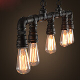 Lamps Creative Silk Restaurant Chandelier Retro Cafe Bar Industrial