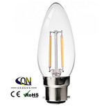Ondenn Candle Bulb Ac 220-240 Dimmable Warm White B22 Ac 110-130 V