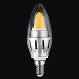 Led Bulb Candle Style Life Silver White Light 2700k