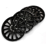 Sports Universal Trims Plastic Black Car Wheel HUB 14inch Set of Caps