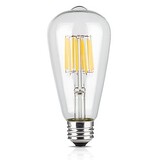 Cob Ac 220-240 V Warm White 1 Pcs E26/e27 Led Filament Bulbs 12w St64