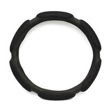 Fabric Black Car Steel Ring Wheel Cover Sandwich Anti-slip Type Sport 38CM