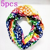 Headscarf Multi Function 5pcs Scarf Seamless Windproof Masks Motorcycle