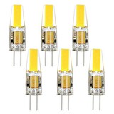 G4 Warm White 3000k/6000k Cool White Light Lamp 6pcs Bulb 3w