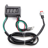 Electronic Clock Panel Meter DC Adjustable Motorcycle LED Time
