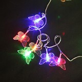 5m Wedding Party Ac220v Light String Multicolor Butterfly Christmas Lamp