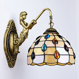 3-5㎡ Rural 220v Mediterranean Creative E27 Contracted European Wall Lamp