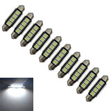 90lm 10pcs 6000-6500k 12v 42mm Cool White Light Led