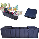 Bags Cold Thermal Storage Organizer Grid Insulation Trunk Boot Collapsible Foldable Car
