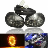 Flush Mount Turn Signal Indicator Light Lamp Yamaha YZF R1 R6 R6S Smoke LED