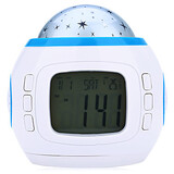Alarm Lamp Projection Thermometer Clock Music Led Starry 3w