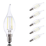E14 Led Filament Bulbs Ac 220-240 V Warm White 6 Pcs Cob Cool White 2w