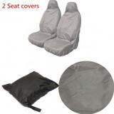 Seat Covers Nylon Front Waterproof Heavy Duty Protectors Universal Car Van