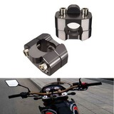 Clamps Risers 2Pcs Mounts Handlebar Bar Hole 28mm Motocross Motorcycle