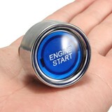 Universal Car Auto Illuminated Push Button Starter Engine Start Switch Blue