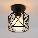 Fixture Flush Mount Ceiling Lamp Mini Loft Vintage Game Room