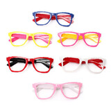 Frame Children Colorful Kids Party Cute Eyewear Fashion Optical Glass PC Eyeglass Lens-free
