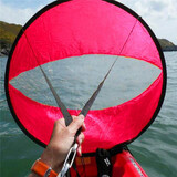 Red Paddle Downwind PVC Wind Sail Kayak Accessories Popup Board