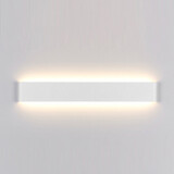 White Led 24w Indoor Wall Sconces Black Modern Light