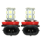 Pair Light Lamp Bulbs Fog DRL Driving H11 H8 H9 6000K Super White LED Car Headlight