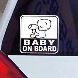 Baby on Board Reflective Car Stickers Auto Truck Vehicle Motorcycle Decal