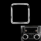Rim ABS Car Jeep Wrangler 2011 to 2016 Window Control Decoration Panel Silver