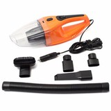 Orange Mini Portable Handheld Vacuum Cleaner Car Vehicle Wet And Dry 12V 100W