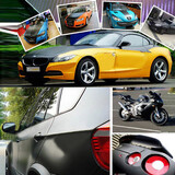 Wrap Sticker Matte Black Bubble Car Van X 30CM 1.5M Bike Sheet