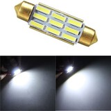 Radiating Non-polar 9SMD 39MM Festoon Reverse Light Function Interior LED Light Decode