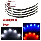 Flexible LED Car Decoration Strip Light 15SMD Waterproof 30cm DRL