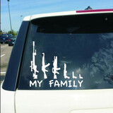 Gun MY Car Sticker Decals Vehicle Truck Bumper Window Family Wall Mirror Decoration