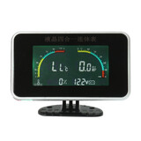 Universal Car Display 4 In 1 Electronic Digital LCD Linked Gauge