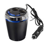 Car Cigarette Lighter Dual USB Bluetooth Car Kit Charger Multi-functional Handsfree