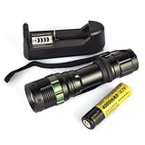 900lm Zoomable Mini Adjustable Full Battery Set Flashlight