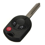 Combo Ford Remote Key Keyless Entry 3 Button Fob Uncut Blade