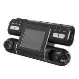 Double Lens Camera G-sensor inches GPS 1080P HD Car Dash Camcorder DVR