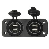 Sockets USB Port Power Waterproof Charger 5V 1A Car Vehicle 2.1A