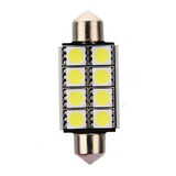 SMD 5050 LED 12V Pure White Light Bulb Canbus Roof 2mm Festoon Dome