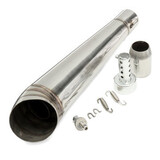Scooter Slip-On Exhaust Muffler Silencer Universal Type Pipe 38-51mm Motorcycle