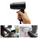 Adjustable 12V Mini with 2 Dryer Foldable Car Blower Hair Defroster 220W Speed Control Heat