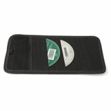 Disc Car Sun Visor DVD Capacity Pocket Storage Holder Black CD